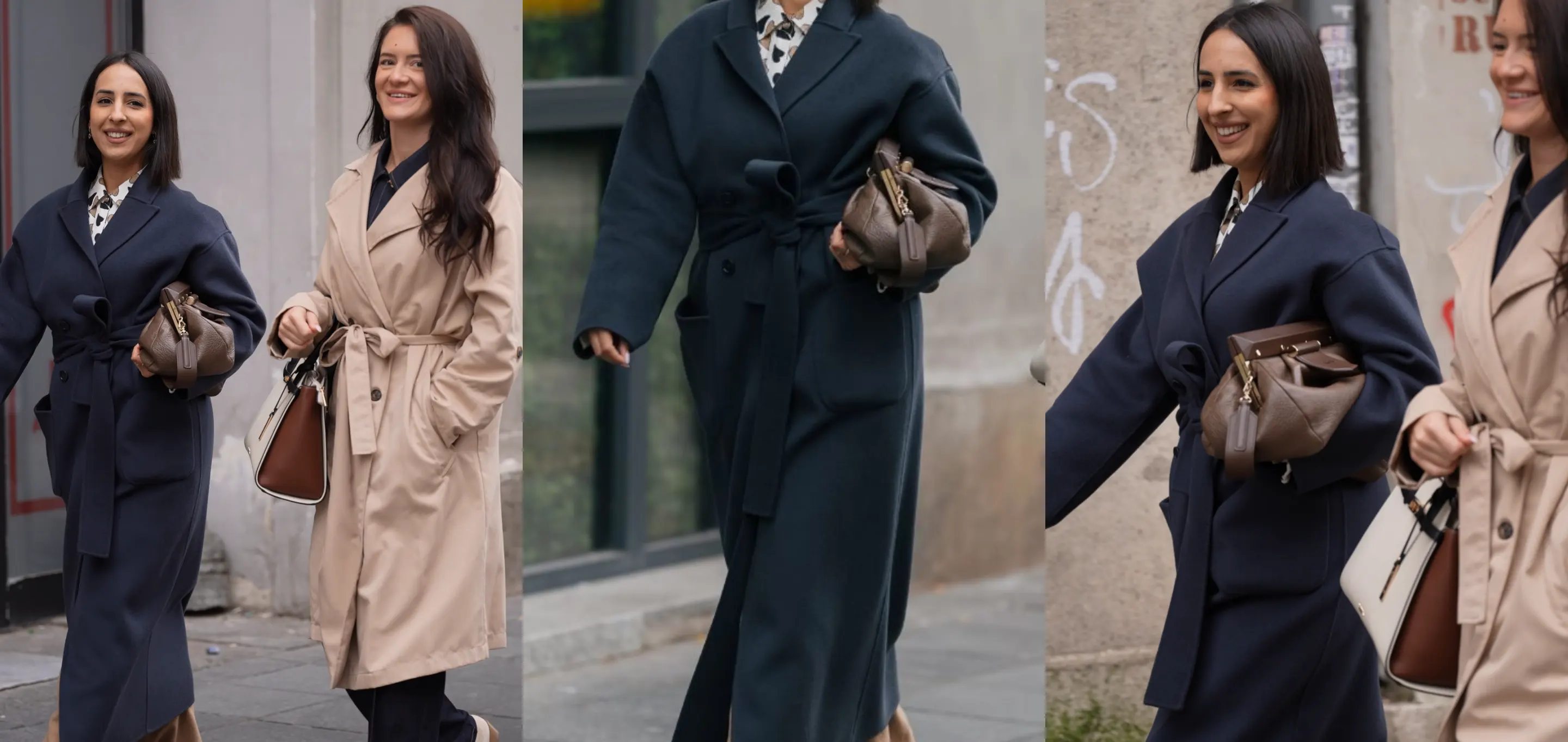 Kako izgleda office chic na 10°C u Sarajevu? Sreli smo dvije djevojke koje to pokazuju.