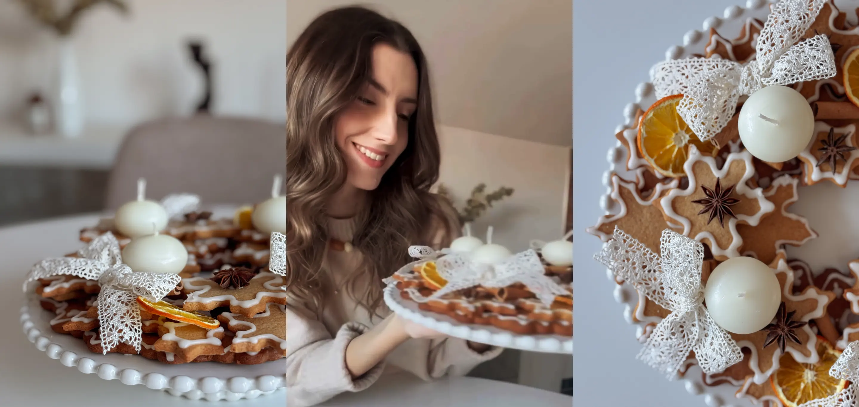 Medenjaci pretvoreni u adventski vijenac: Slatkiš koji će vašem stolu dati pravi blagdanski šarm