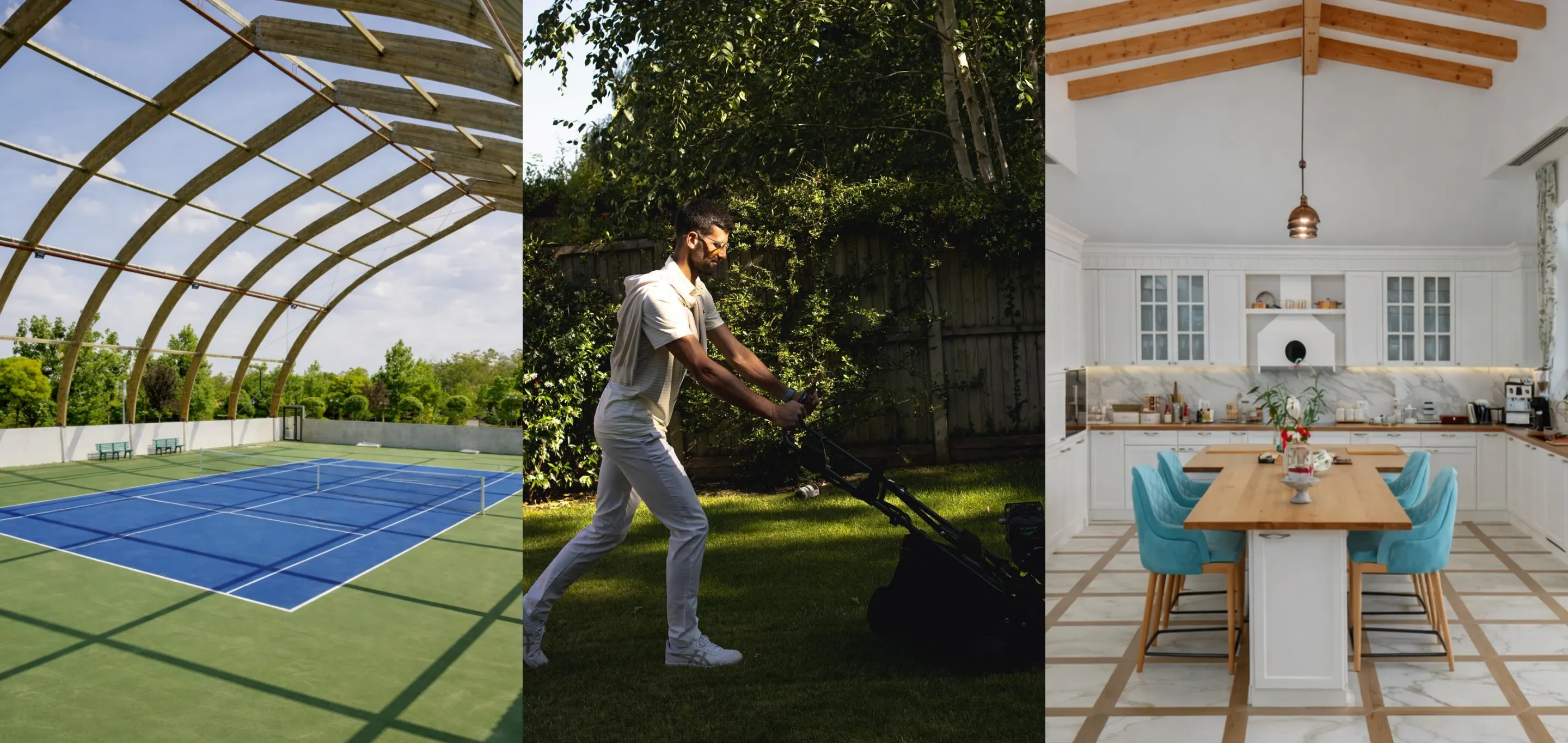 Ako ste se pitali kako Đoković živi, možete to iskusiti u njegovoj vili za 15.000€