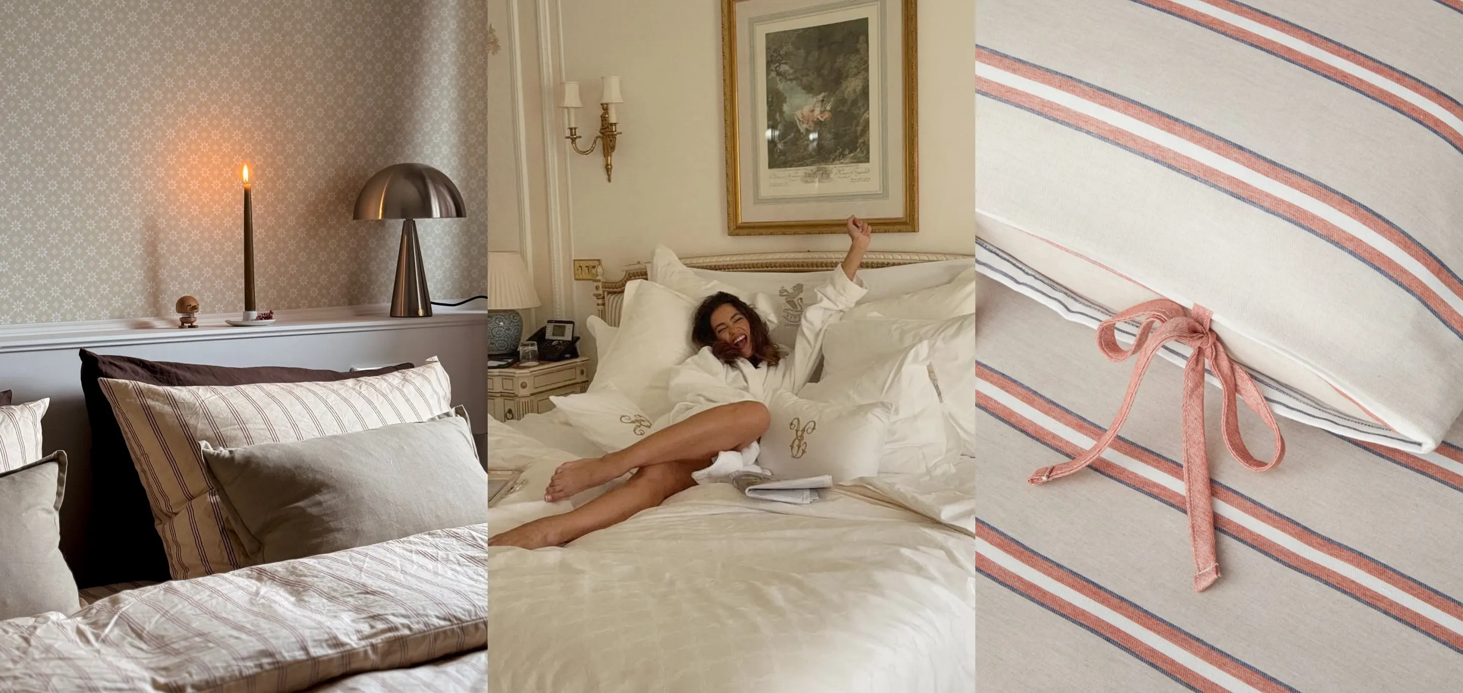 Bijele posteljine mijenjamo ovim: English Home setovi s prugama sada su sniženi 50%