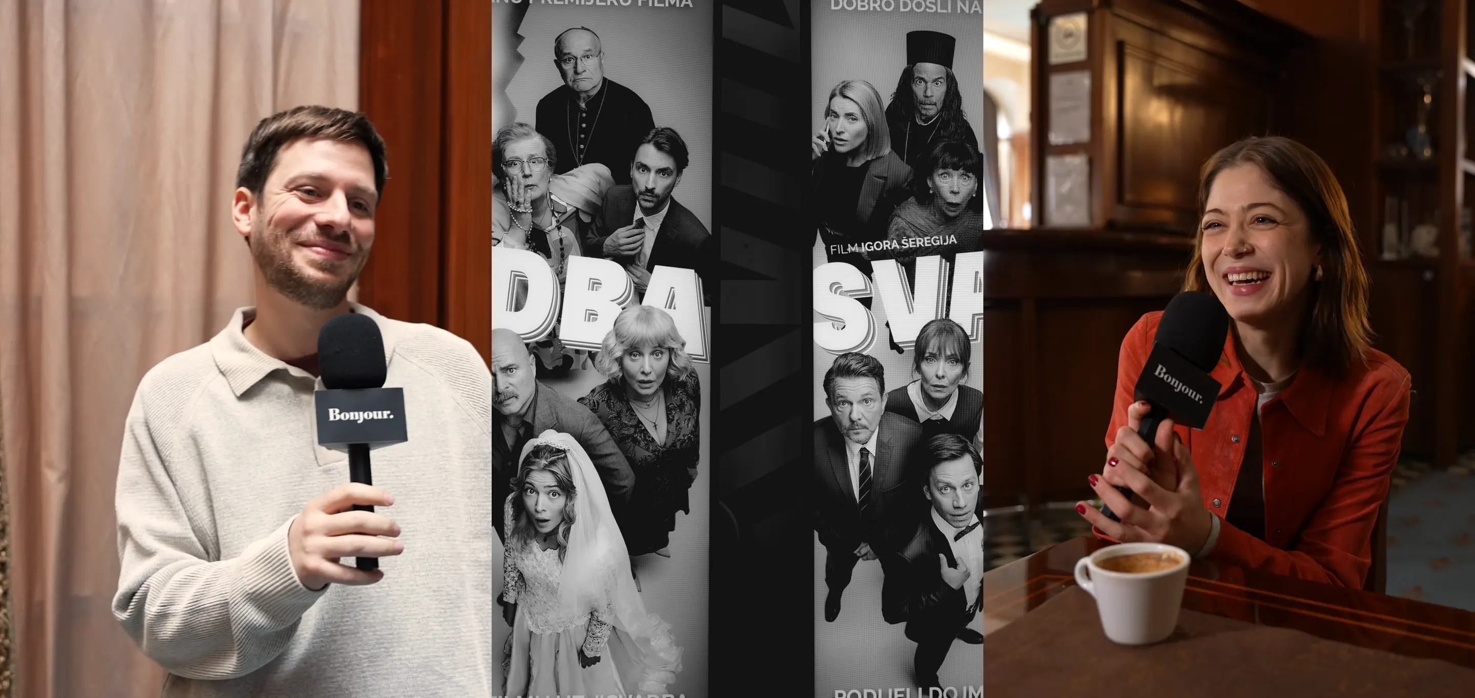 Mlada i mladoženja u centru haosa: Pitali smo Niku i Marka sve o filmu Svadba nakon premijere