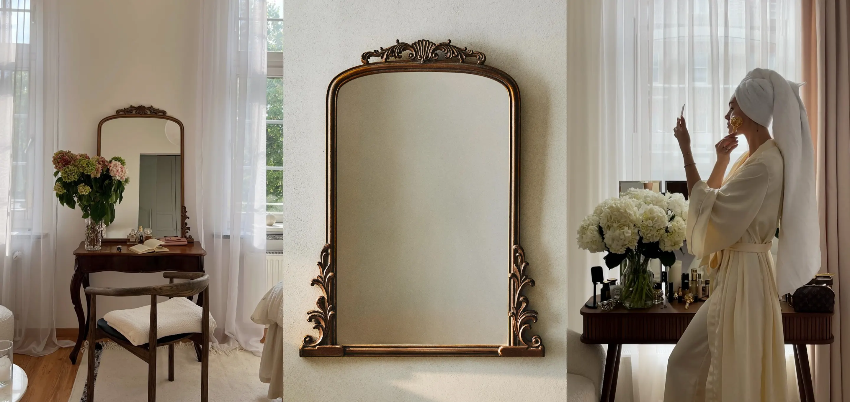 Pronašli smo ovaj duo: Najljepši toaletni kutak počinje dobrim ogledalom i stolom za šminkanje