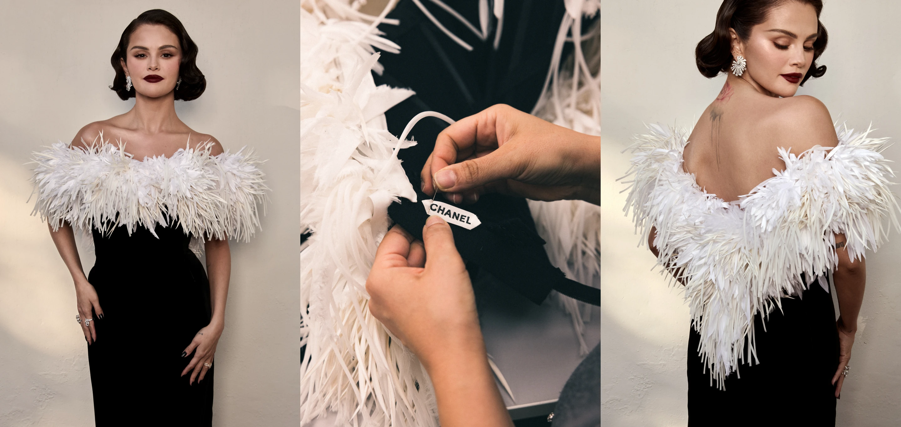 Vodimo vas u backstage pogled na CHANEL haljine s Golden Globes-a