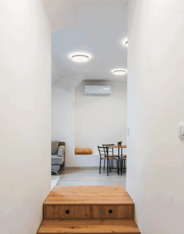 Marijin Dvor krije mali stan pod krovom pretvoren u svijetao, smiren interijer