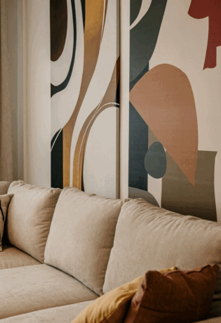 Stan kod Narodnog pozorišta od 40 m² će vas inspirisati da razmišljate u krivinama, a ne u kvadratima