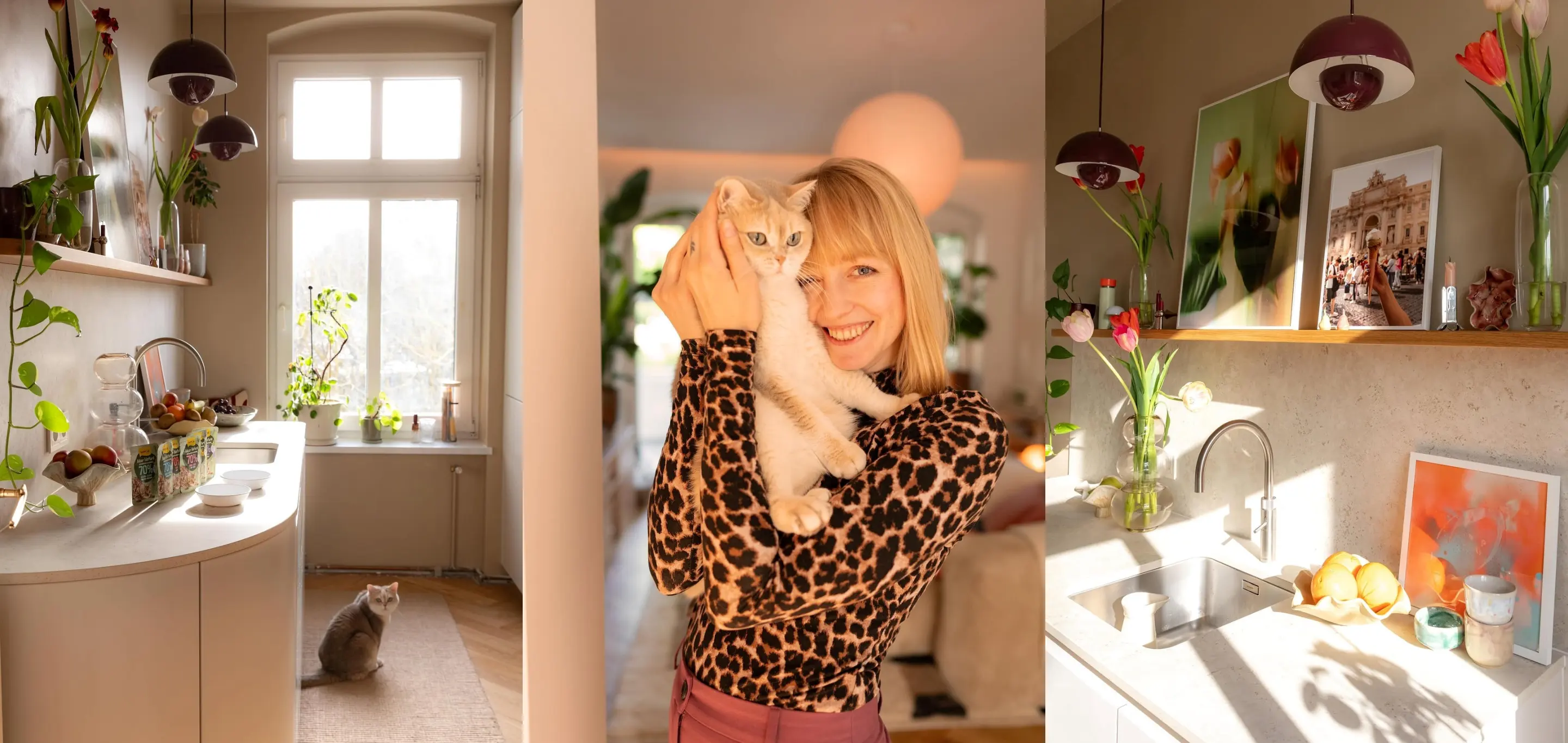 Kako je vlasnica u stanu od 75m2 transformisala malu kuhinju bez viška prostora?