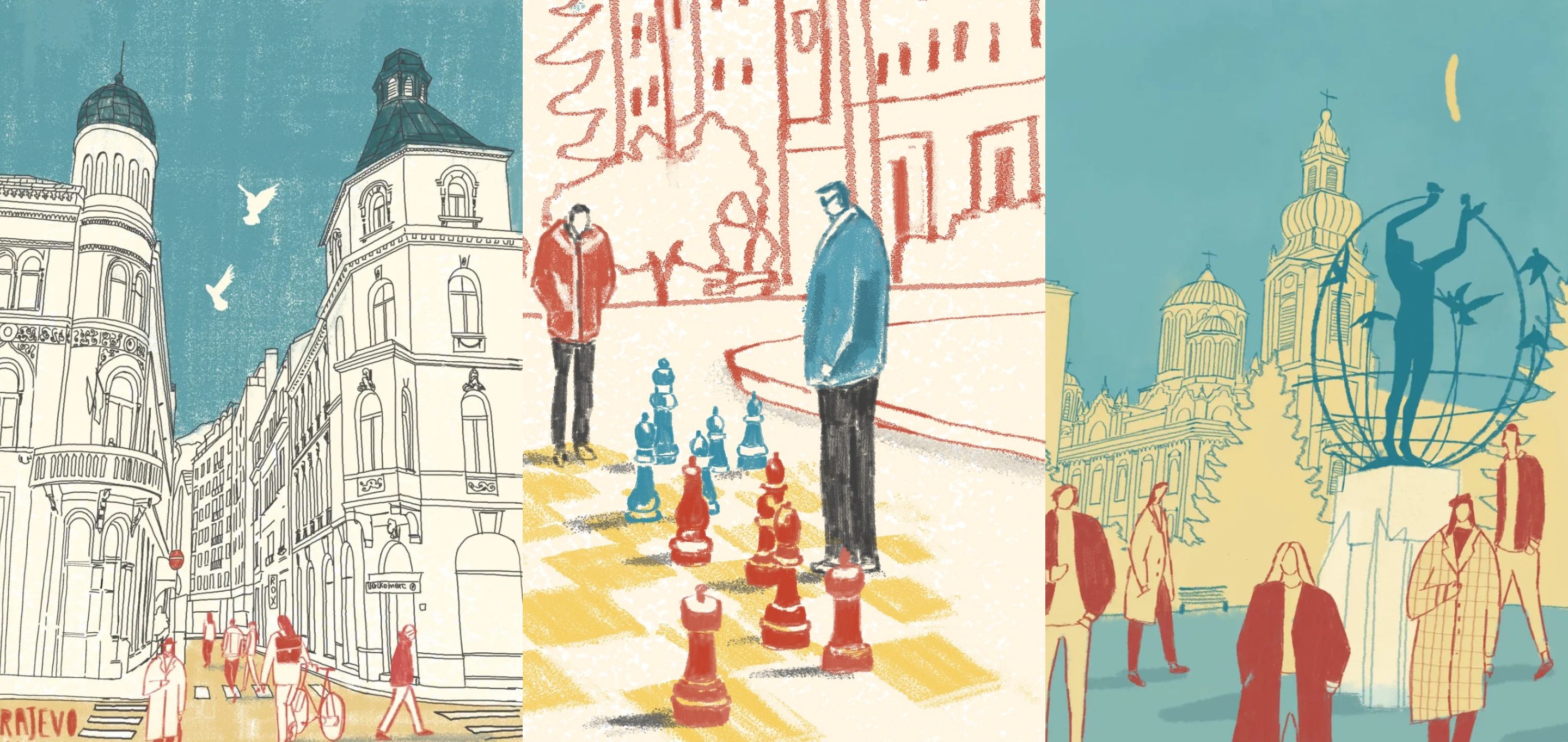 Sarajevo kroz ilustracije prolaznice izgleda kao grad koji smo zaboravili gledati