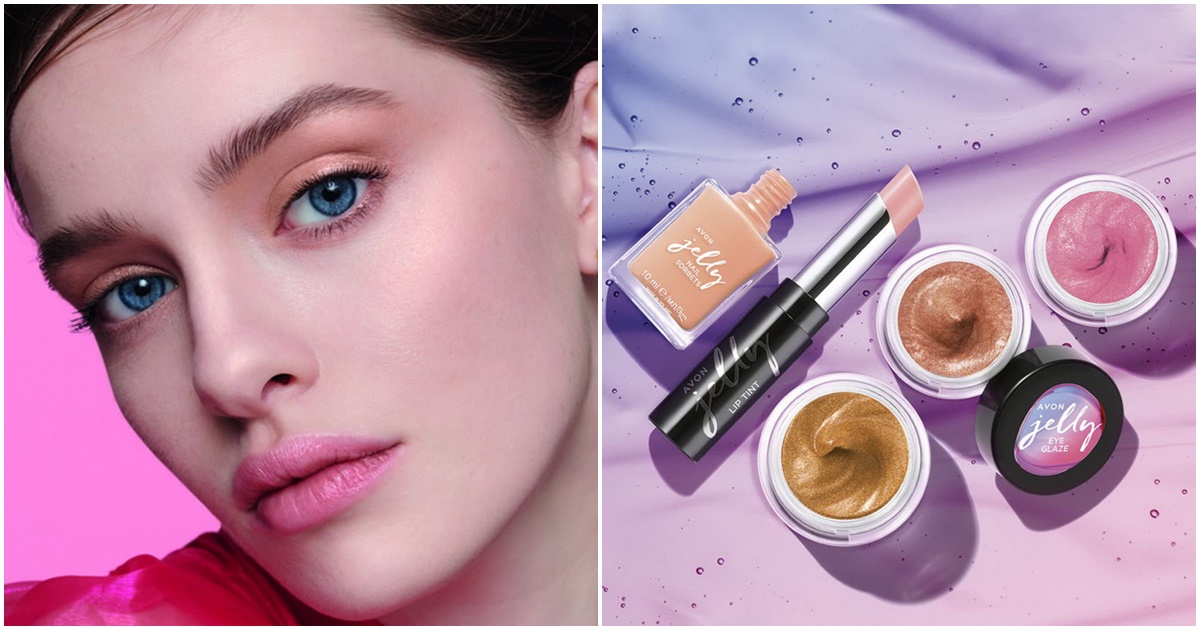 2 ljetna makeup looka kreirana uz 2in1 proizvode iz nove Avon Jelly makeup kolekcije